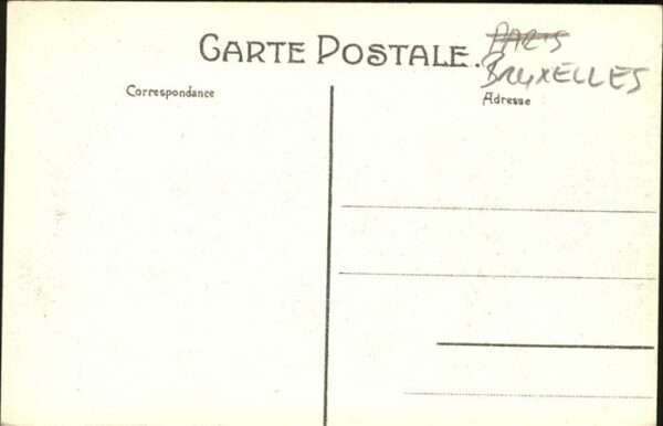 Bruessel Bruxelles Visite de M. Arrn [handschriftlich] – Bild 2