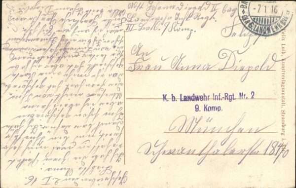 Schnierlach i. Elsass Feldpost – Bild 2