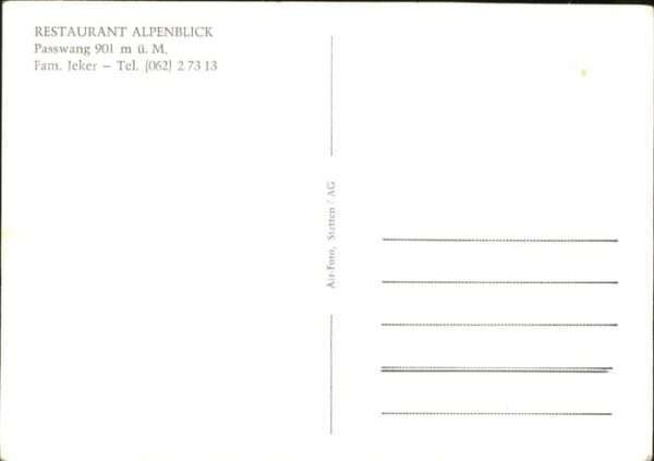Passwang Passwang Restaurant Alpenblick – Bild 2
