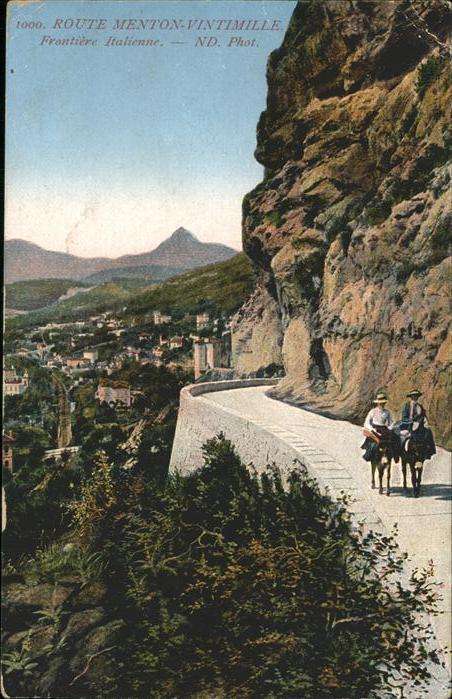 Menton Alpes Maritimes Esel