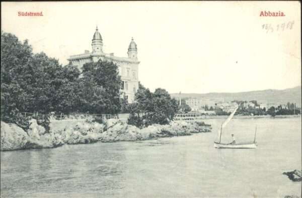 Opatija Abbazia Südstrand Schiff