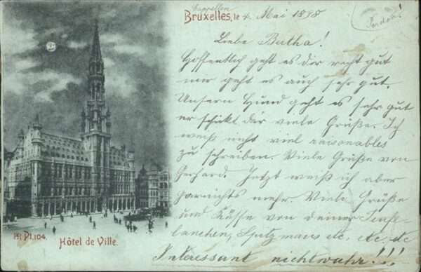 Bruxelles Bruessel Hotel de Ville