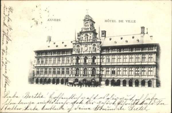 Anvers Antwerpen Hotel de Ville