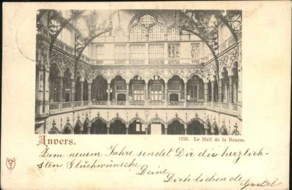 Anvers Antwerpen Hall de la Bourse