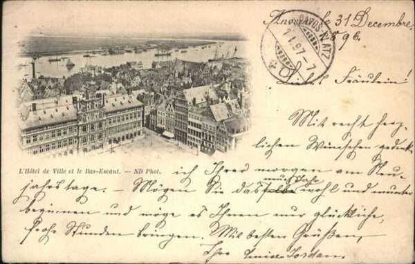 Anvers Antwerpen Hotel de Ville