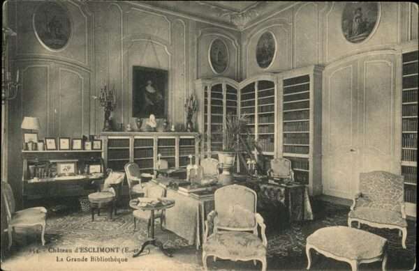 Bleury-Saint-Symphorien Chateau d_Esclimont Grande Bibliotheque