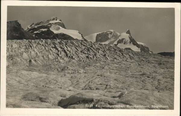 Findelen VS Gletscher Rimpfischhorn Strahlhorn