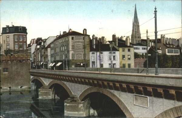 Metz  57 Moselle Mittelbrücke
