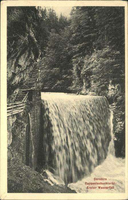 Dornbirn Vorarlberg Rappenlochschlucht Wasserfall
