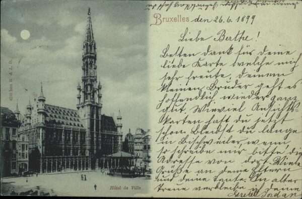 Bruxelles Bruessel Hotel de Ville