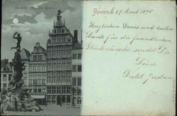 Anvers Antwerpen Charles Quint