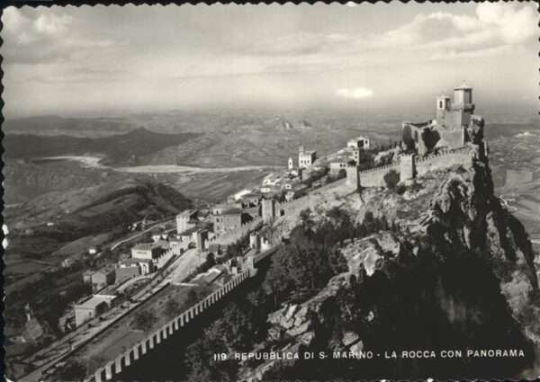San Marino San Marino Fliegeraufnahme