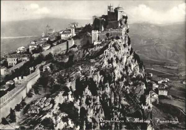 San Marino San Marino Fliegeraufnahme