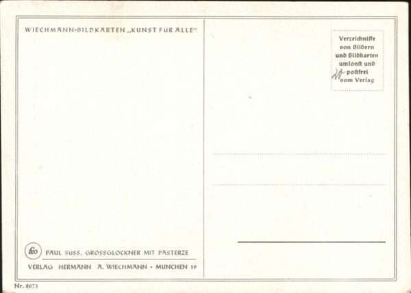Grossglockner Künstler Paul Süss – Bild 2