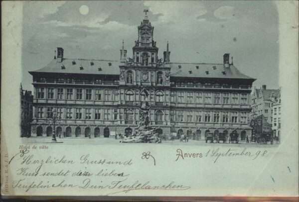 Anvers Antwerpen Hotel de Ville Kutsche