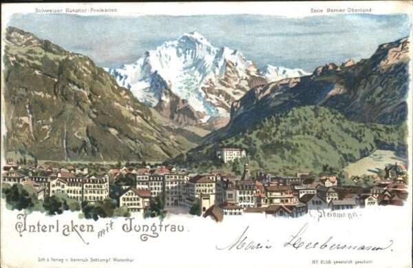 Interlaken BE Jungfrau Künstler C Steinmann