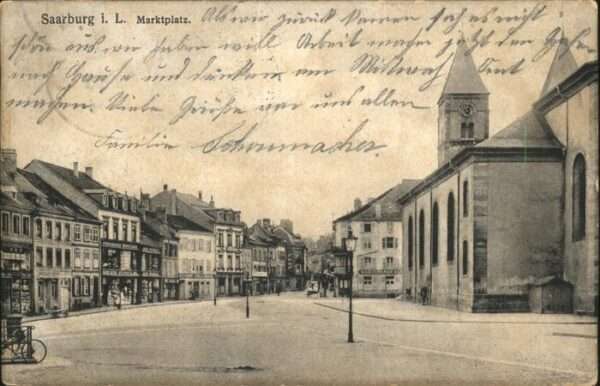 Saarburg Lothringen Marktplatz