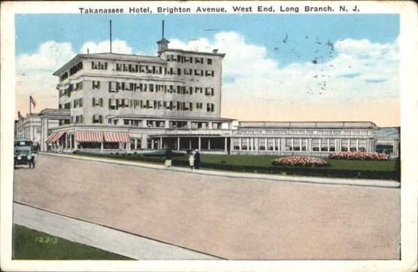 Long Branch New Jersey takanassee Hotel  Brighton Avenue West