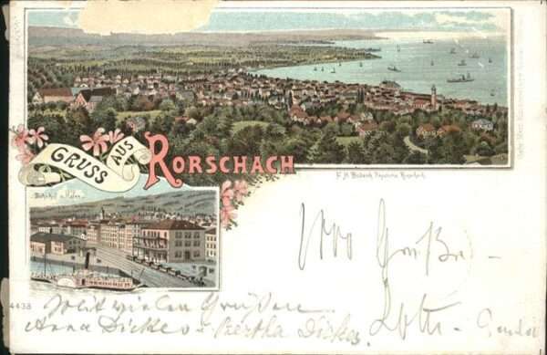 Rorschach Bodensee Bahnhof Hafen