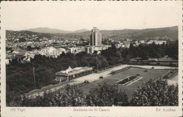 Vigo Galicia Espana Jardines El Casrro