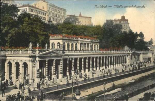 Karlsbad Eger Mühlbrunnenkolonade