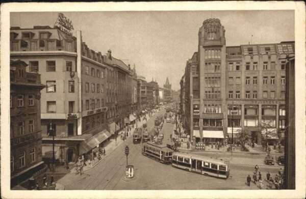 Prag Prahy Prague Strassenbahn