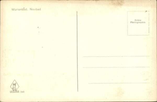 Marienbad Tschechien Boehmen Neubad – Bild 2