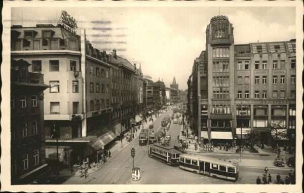 Prag Prahy Prague Strassenbahn