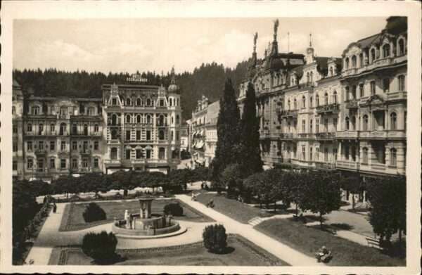 Marienbad Tschechien Boehmen Schillerplatz