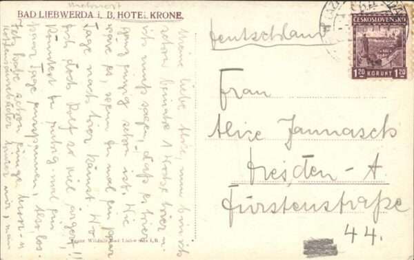 Bad Liebwerda Tschechien Hotel Krone – Bild 2