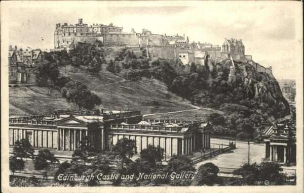 Edinburgh Scotland Castle National Gallery