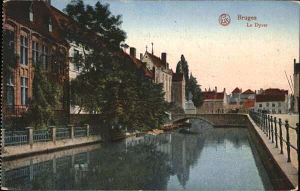 Bruges BRUGGE Belgie Dyver Brücke