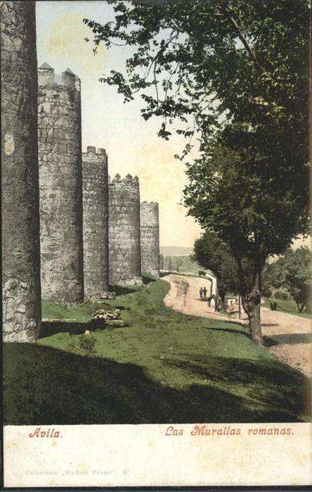 Avila Espana Las Muralias romanas