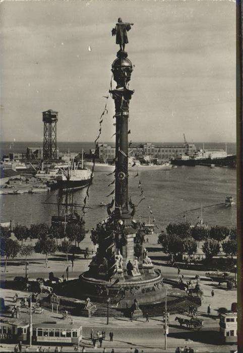 Barcelona Cataluna Monumento a Colon
