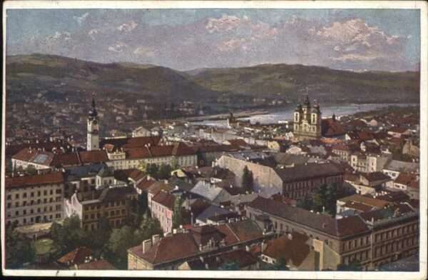 Linz Donau Gesamtansicht