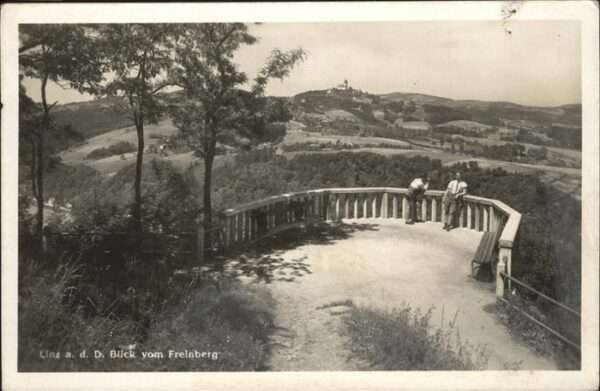 Linz Donau Panorama vom Freinberg