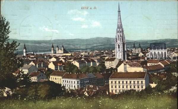 Linz Donau Panorama