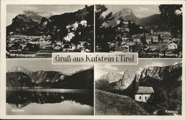 Kufstein Tirol Pendling Kaisertal Hechtsee