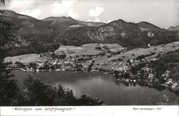 St Gilgen Salzkammergut Luftbild Panorama