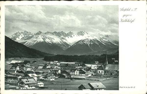 Seefeld Tirol Gesamtansicht Kalkkögel