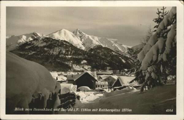Seefeld Tirol Teilansicht Reitherspitze