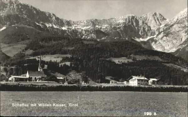Scheffau Wilden Kaiser Wilder Kaiser
