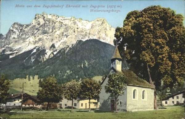 Ehrwald Tirol Kirche Zugspitze