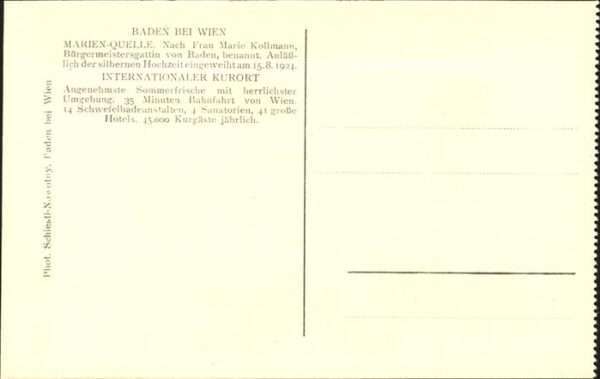 Baden Wien Marienquelle – Bild 2