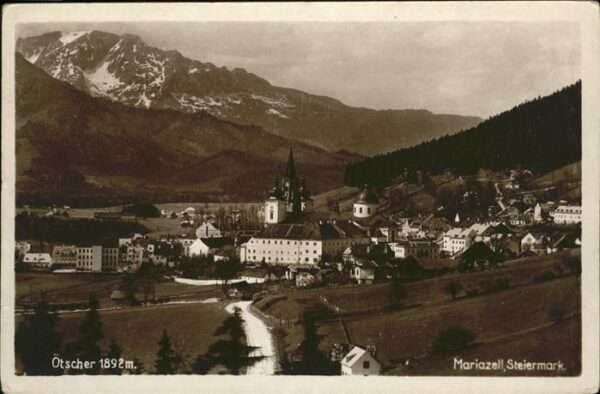 Mariazell Steiermark Gesamtansicht Ötscher