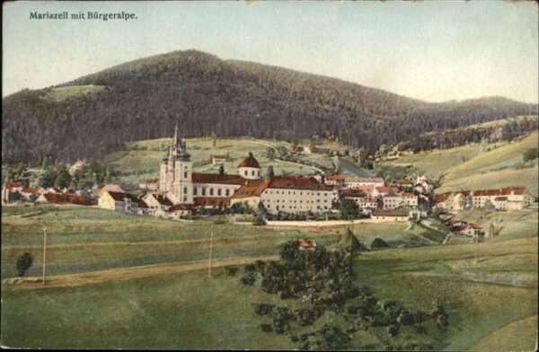 Mariazell Steiermark Gesamtansicht Bürgeralpe