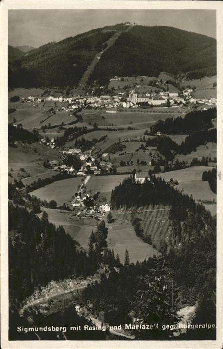 Mariazell Steiermark Luftbild Sigmundsberg Rasing