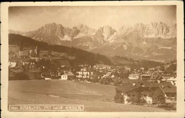 Kitzbuehel Tirol Gesamtansicht Wilder Kaiser