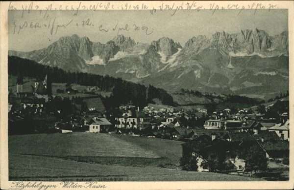 Kitzbuehel Tirol Gesamtansicht Wilder Kaiser