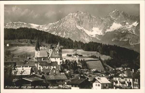 Kitzbuehel Tirol Gesamtansicht Wilder Kaiser